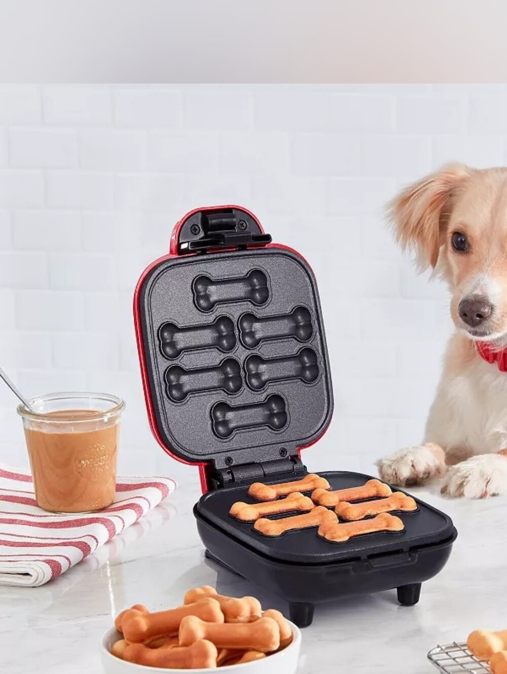 DASH Mini Dog Treat Maker In Red- NEW IN BOX